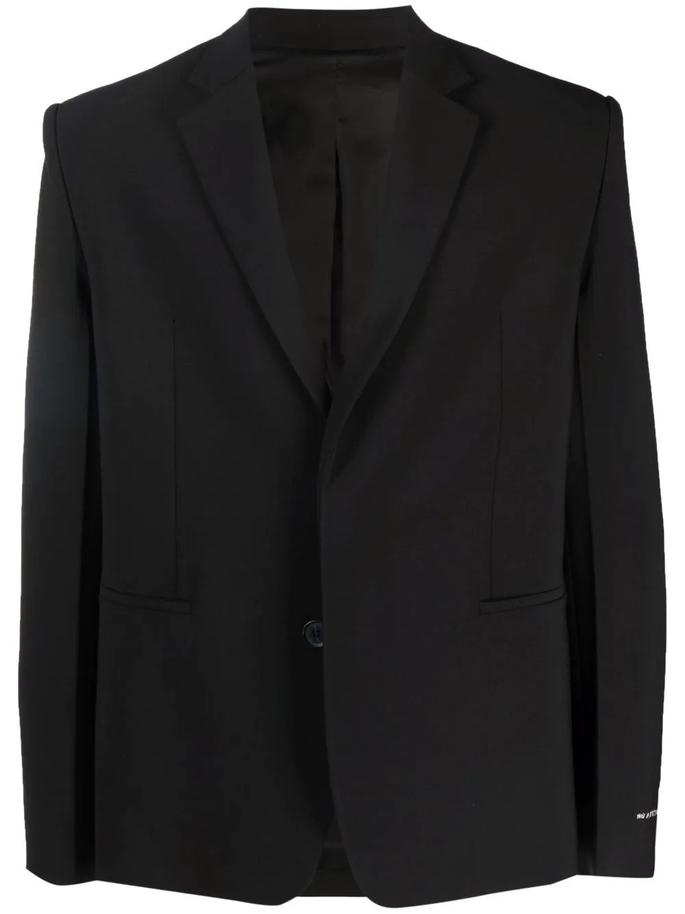 single-breasted tailored blazer - 1