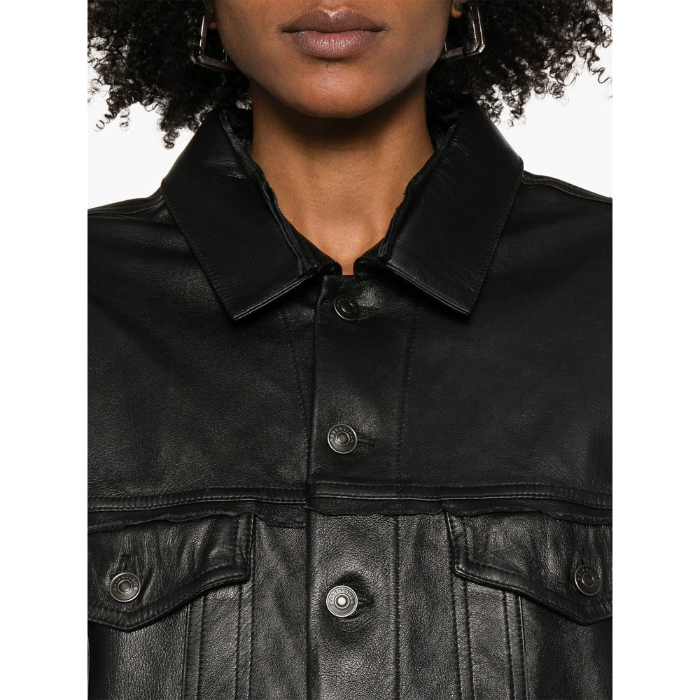 Balenciaga Black Jackets - Leather Jackets Women - 4