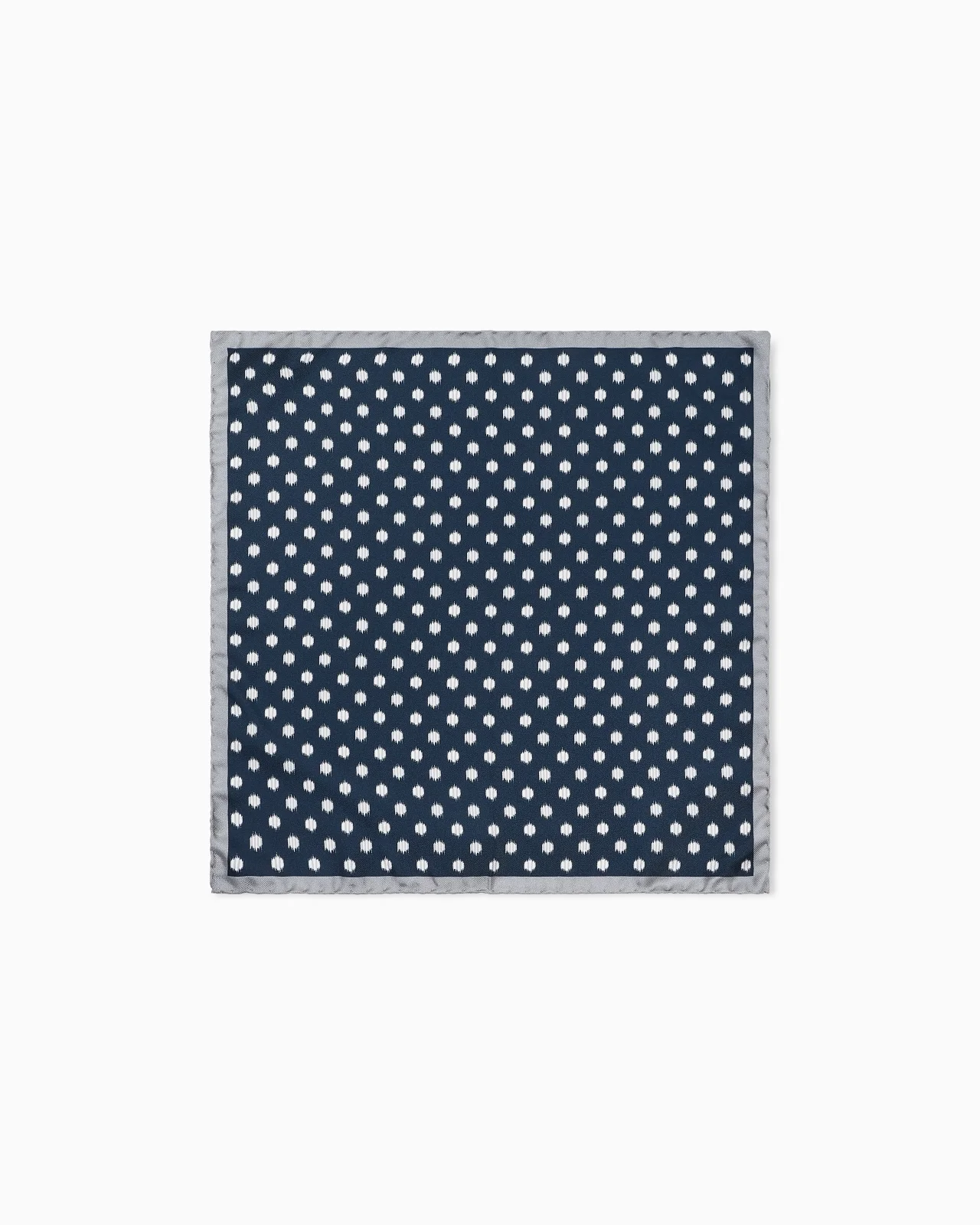 PRINTED SILK POCKET SQUARE - 1