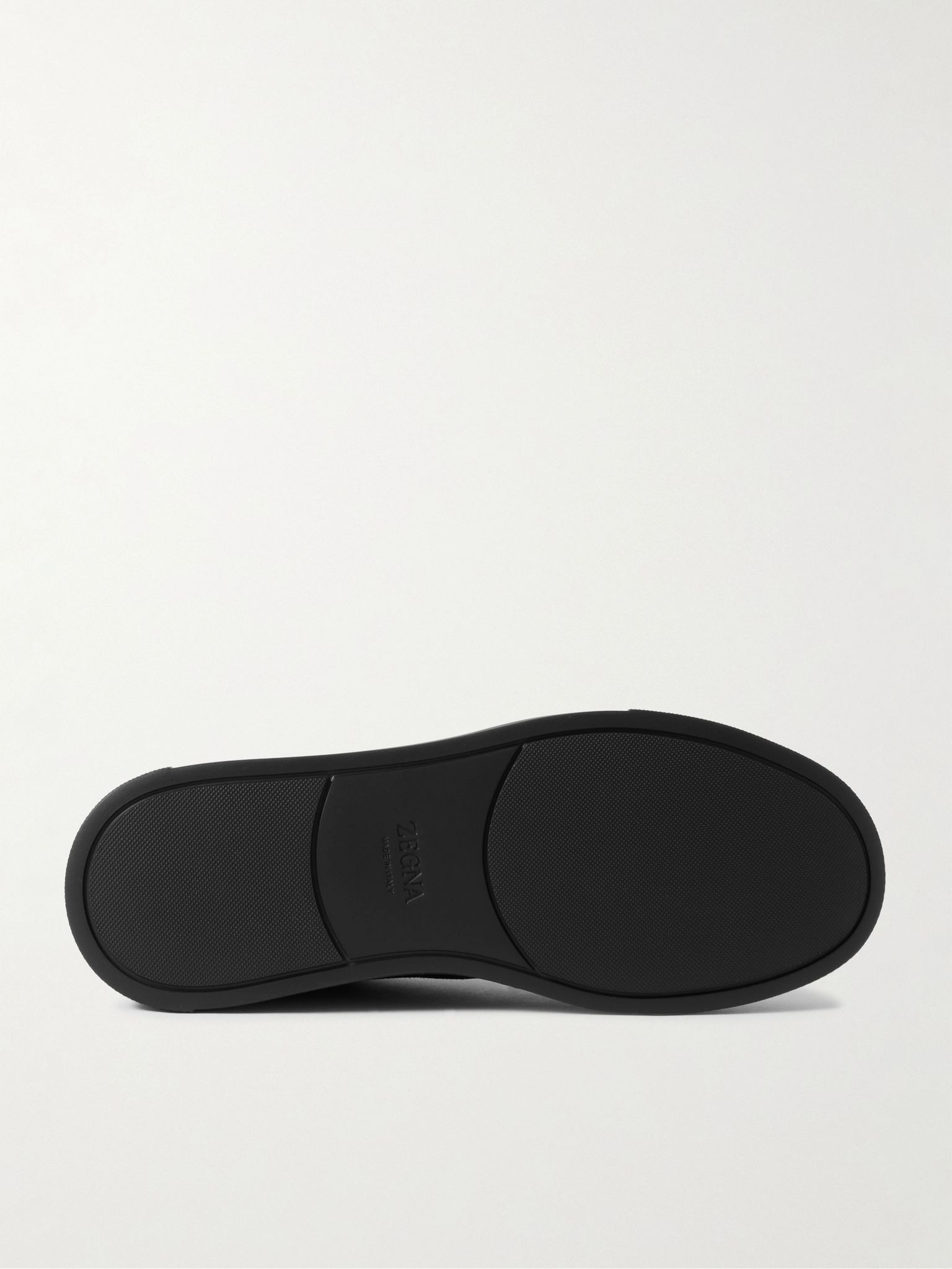 Triple Stitch™ Suede Slip-On Sneakers Black - 3