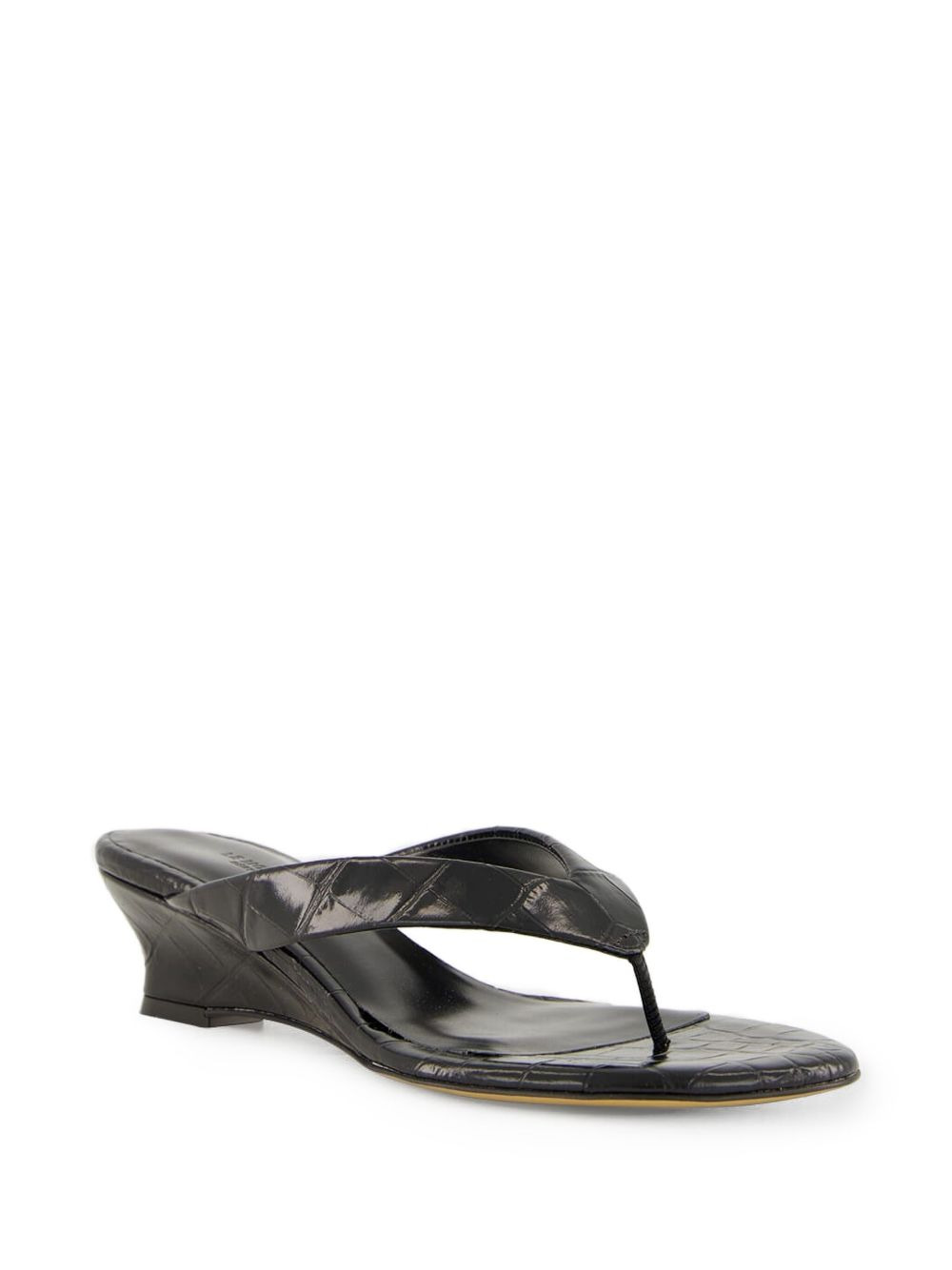 40mm micro wedge thong sandals - 2