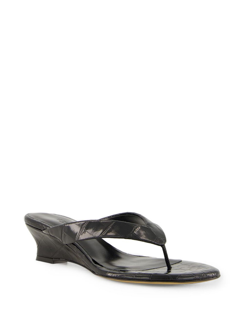LE MONDE BÉRYL 40mm micro wedge thong sandals outlook