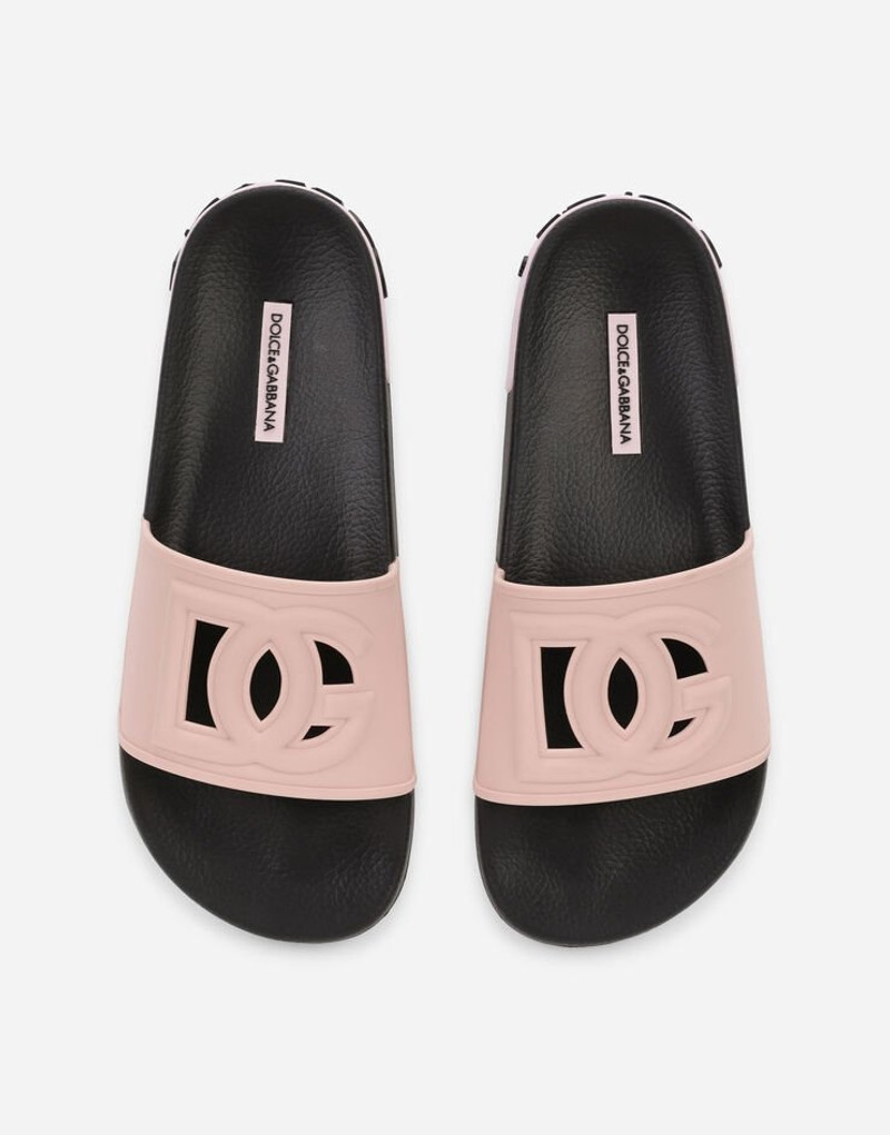 Rubber beachwear sliders with DG logo 4