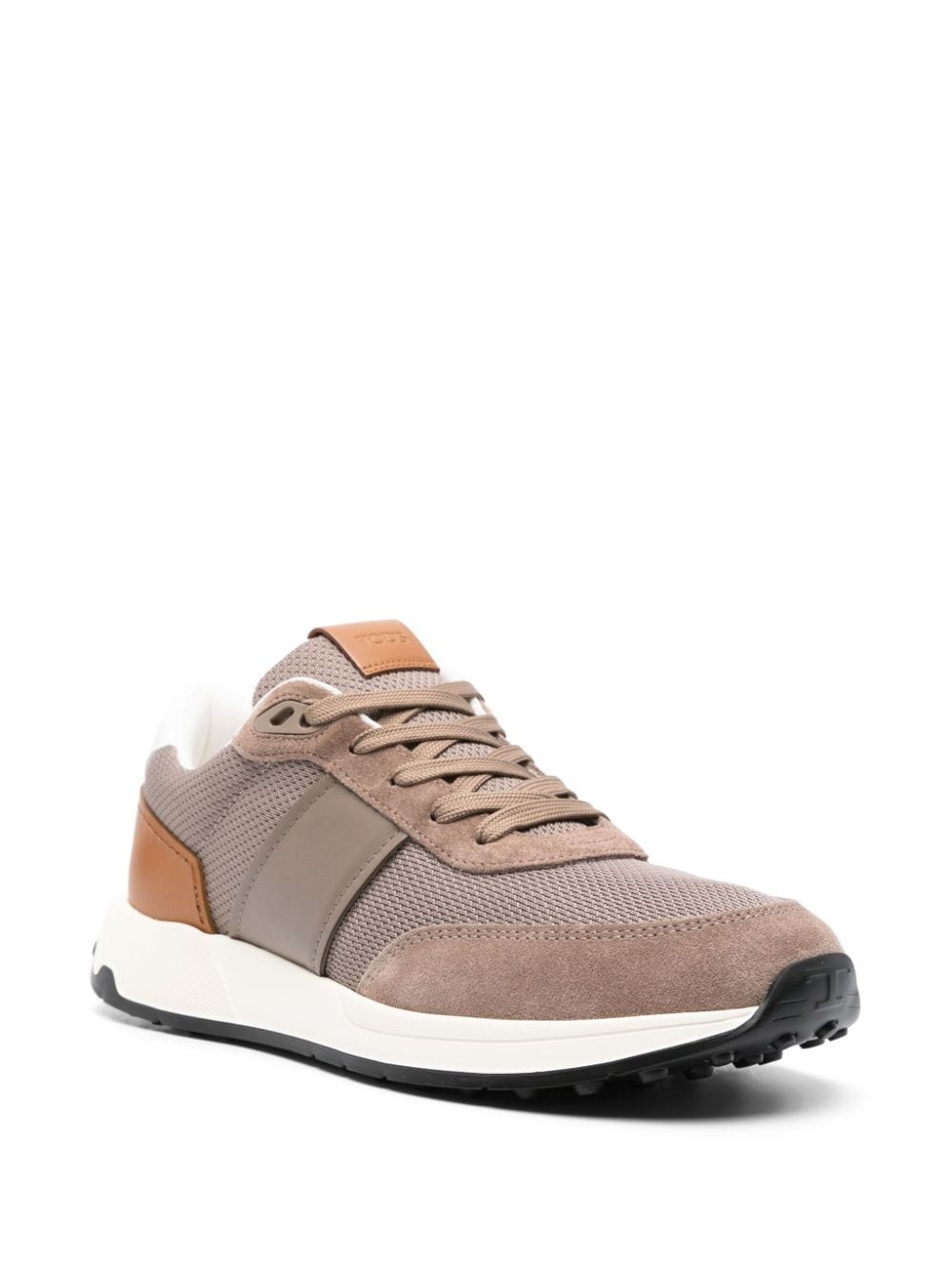 logo-debossed suede sneakers - 2