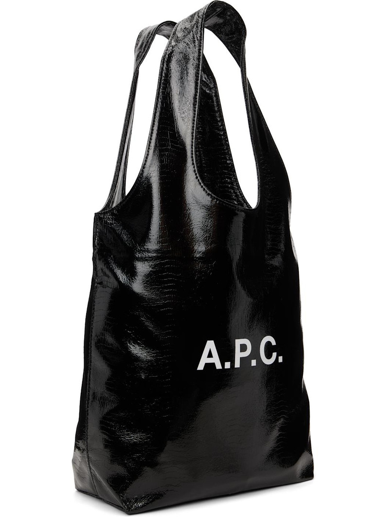 A.P.C. Black Ninon Small Tote outlook