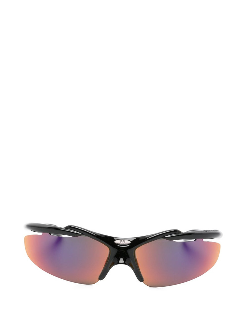 geometric-frame sunglasses 1