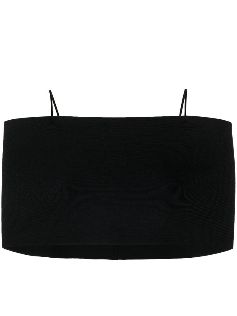 cold-shoulder cropped top 1
