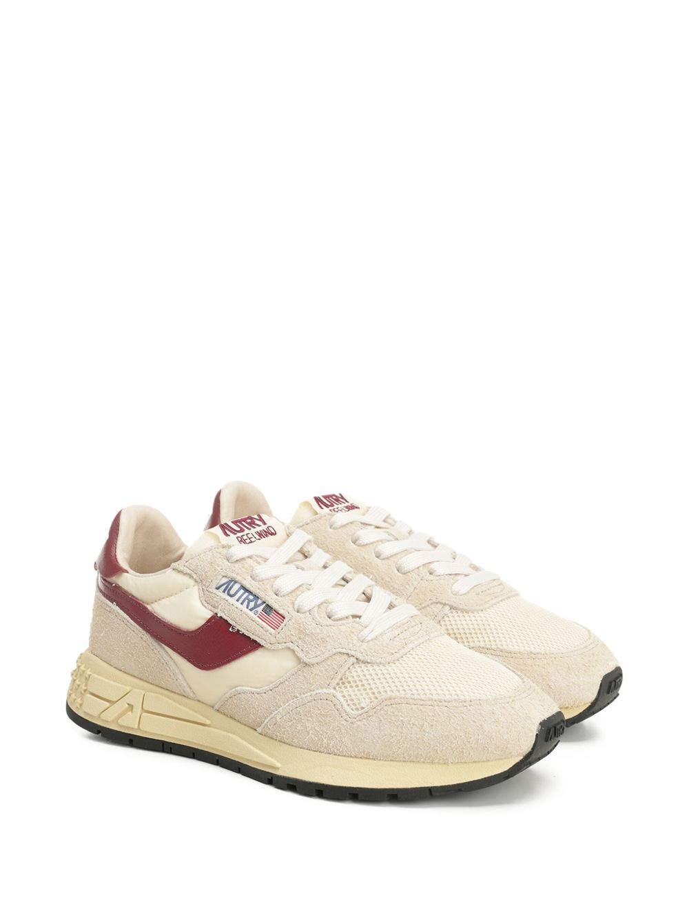Reelwind mesh-panel suede sneakers - 2