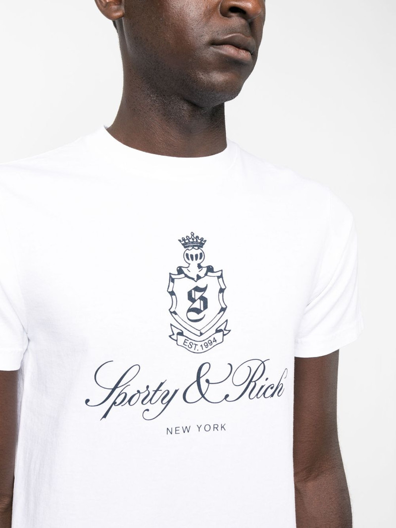 logo-print cotton T-shirt 6