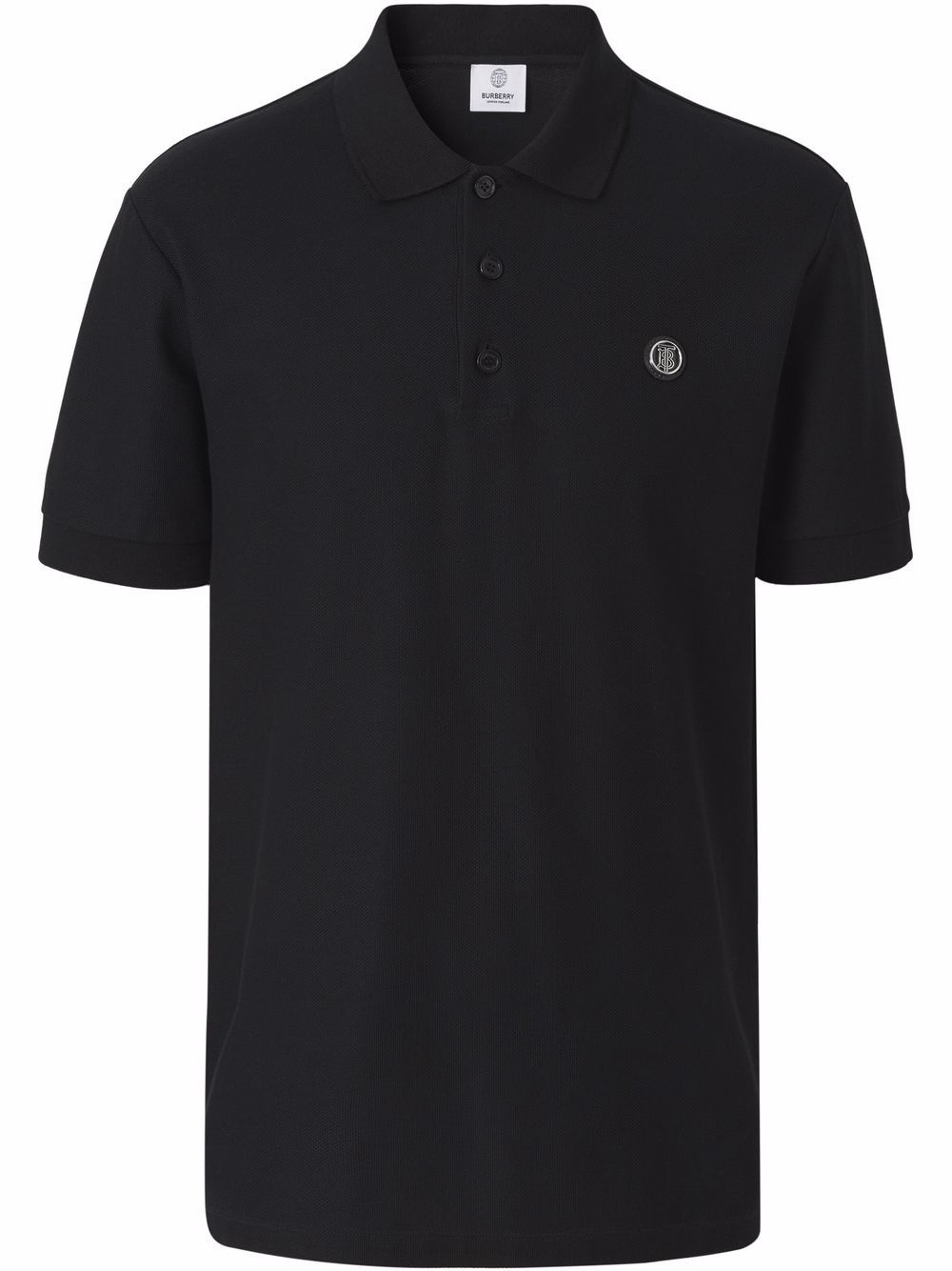 logo patch polo shirt - 1