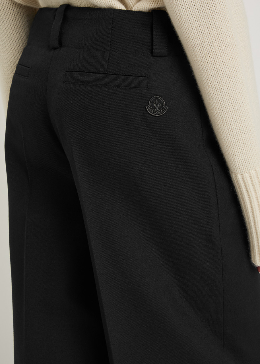 Moncler Logo-embellished Woven Trousers - 5