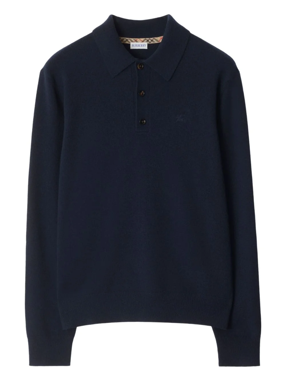 cashmere-blend polo shirt - 1