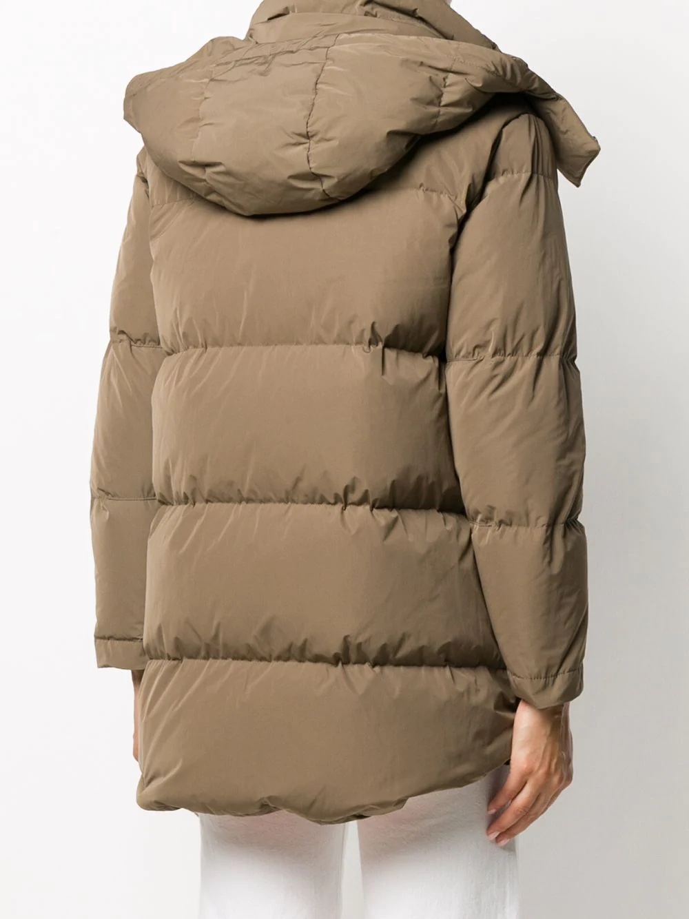 hooded down puffer coat - 4