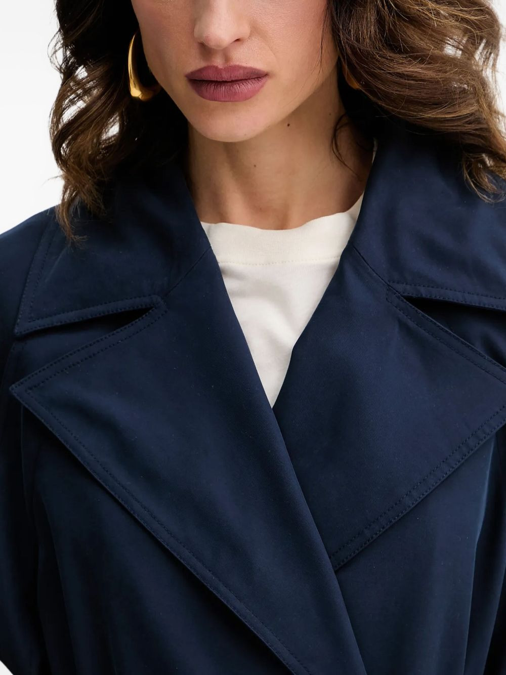 belted trench coat - 4