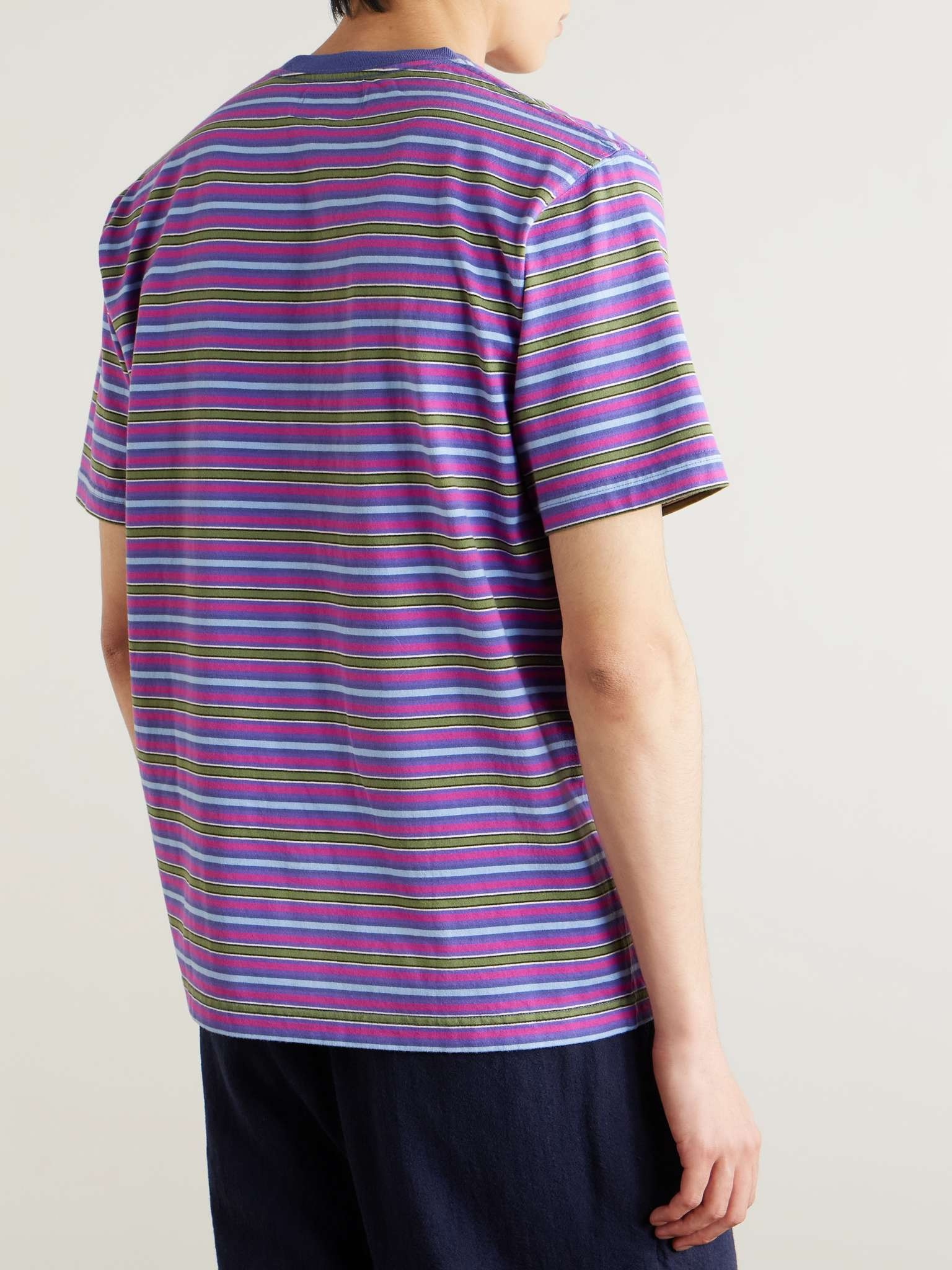 Striped Cotton-Jersey T-Shirt - 3