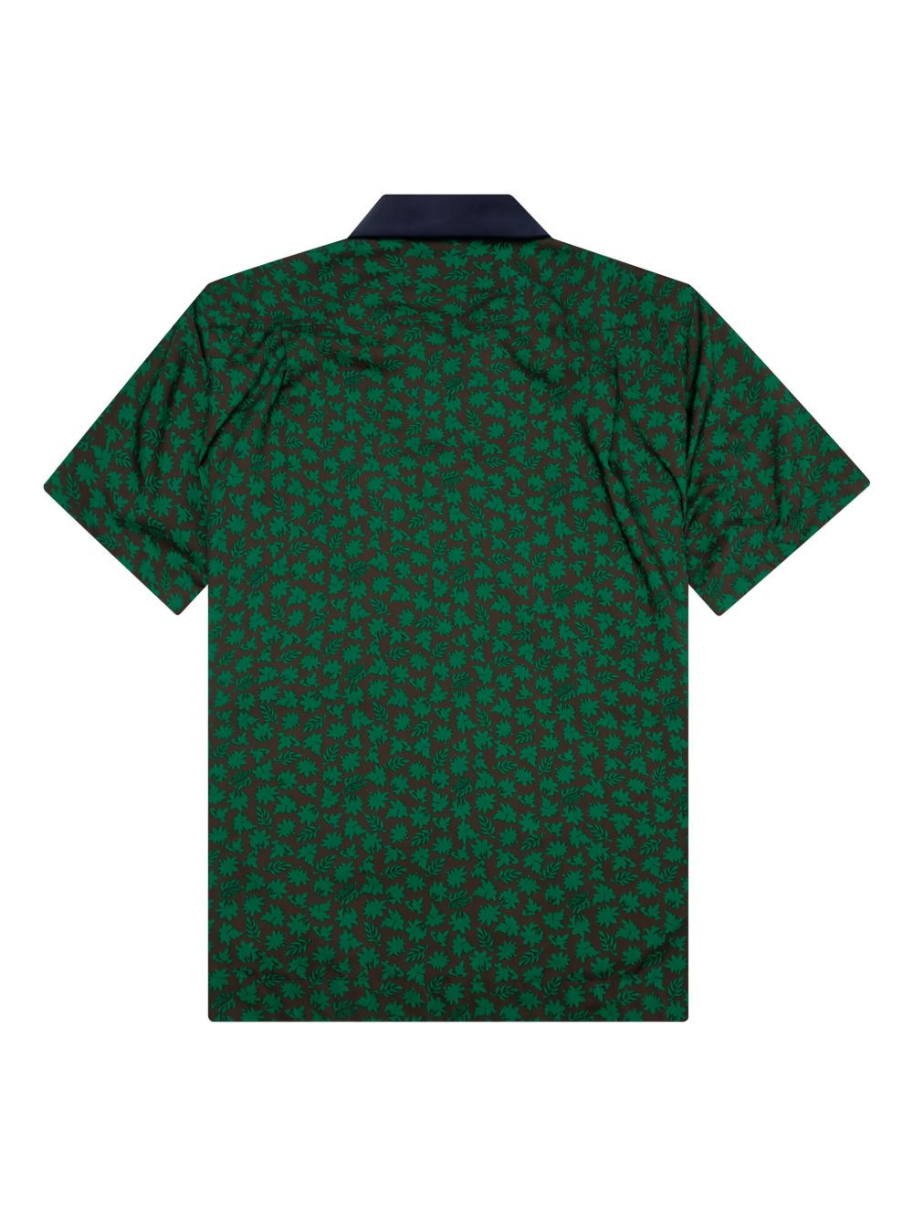 leaf-print shirt - 2