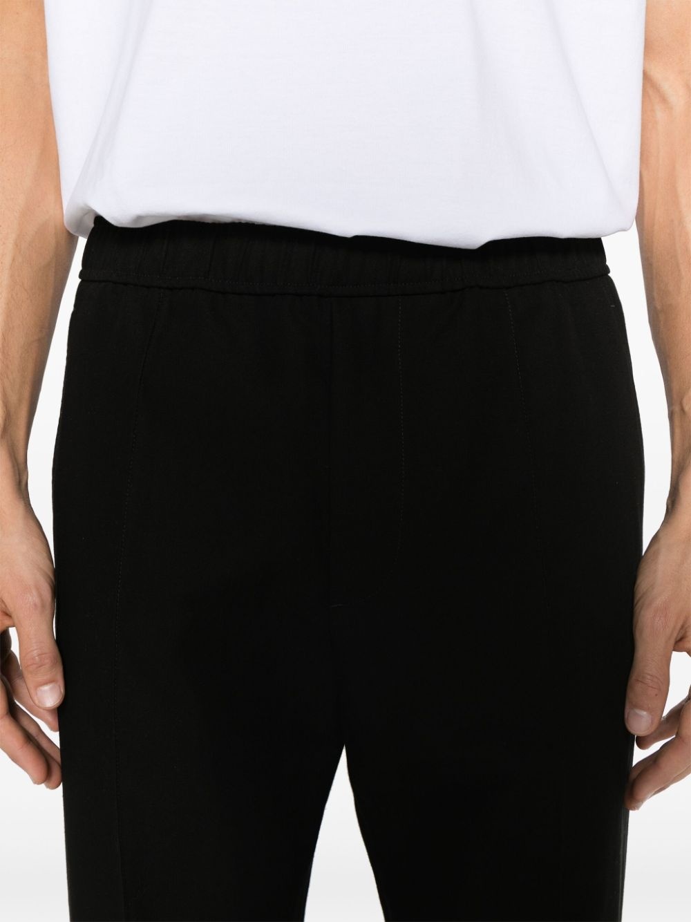mid-rise tapered trousers - 5
