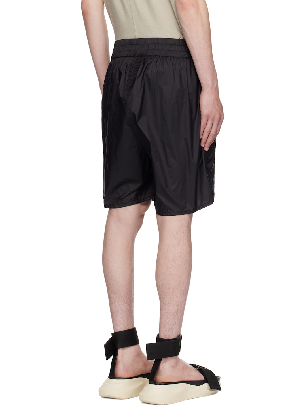 Black Champion Edition Taffeta Shorts - 3