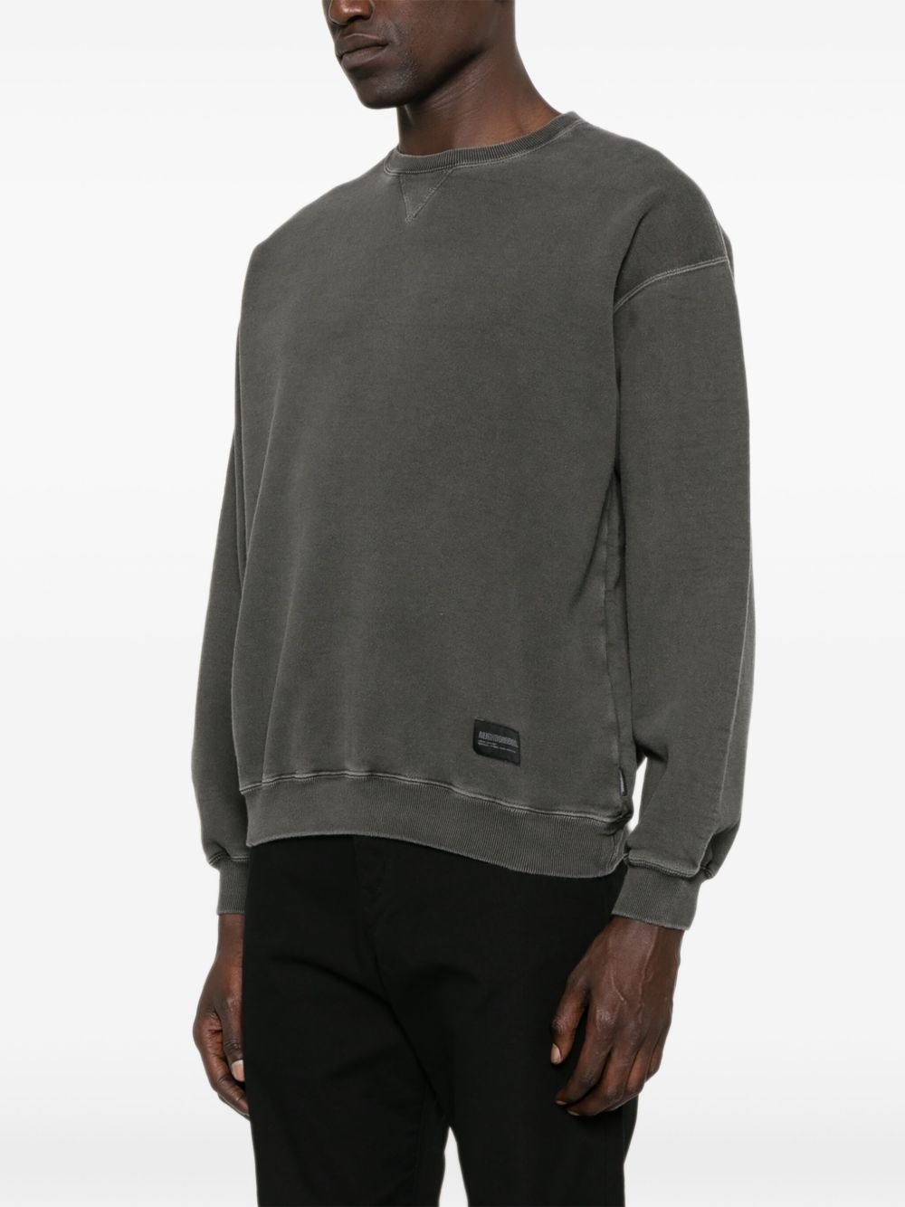 logo-patch sweatshirt - 3