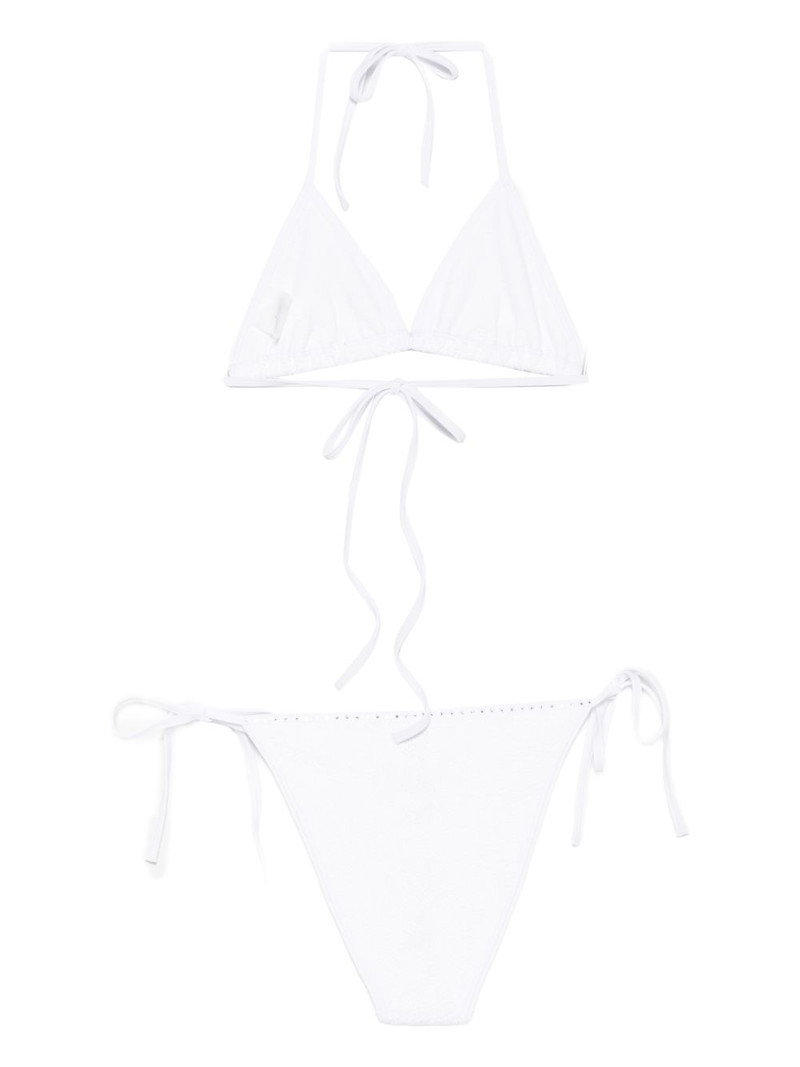 Hunza G Gina Swarovski® crystal-embellished bikini set outlook