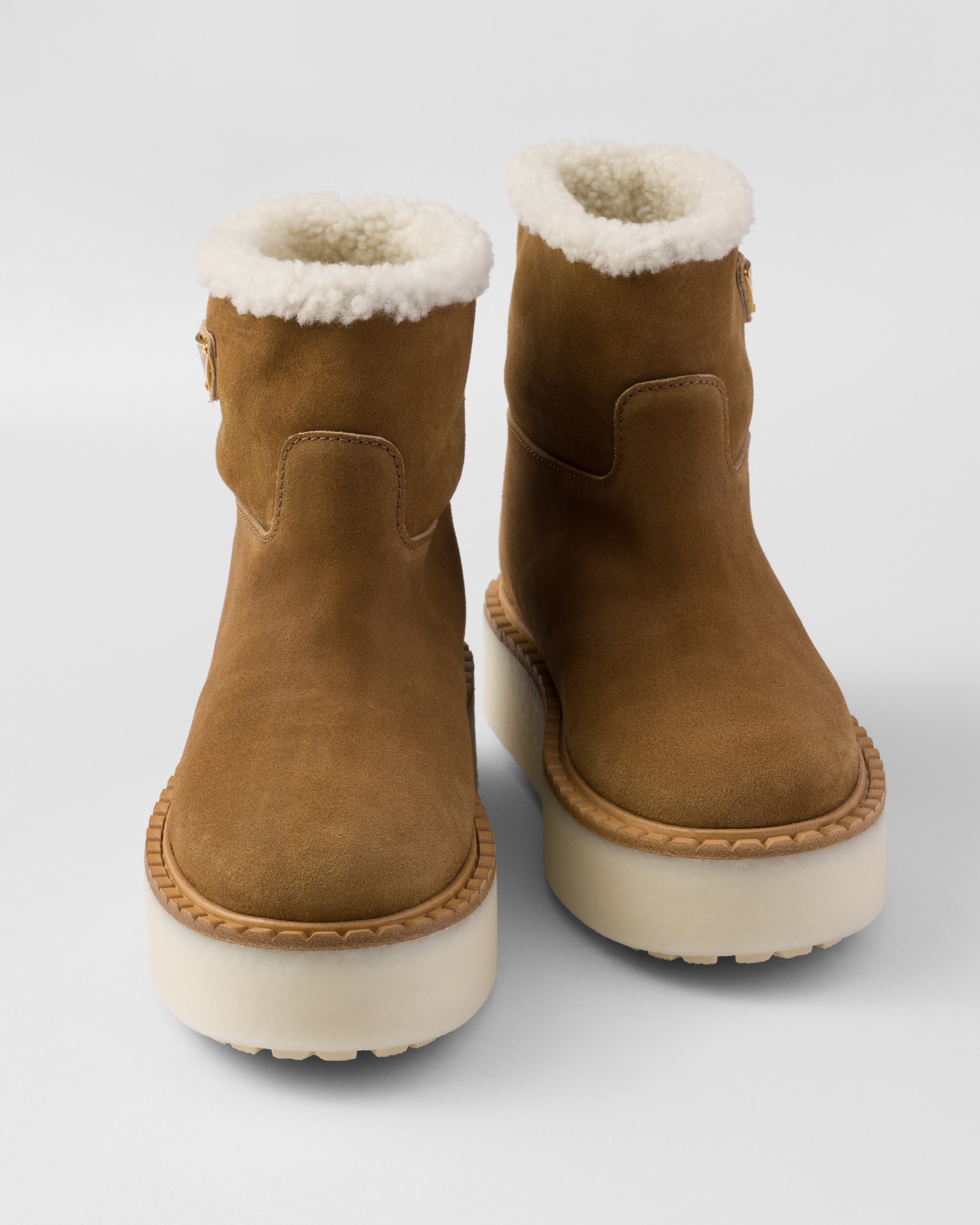 Suede booties - 6