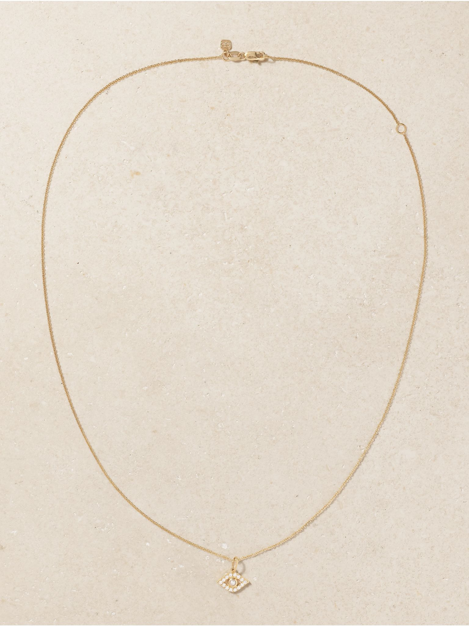 14-karat gold, pearl and diamond necklace Gold - 4