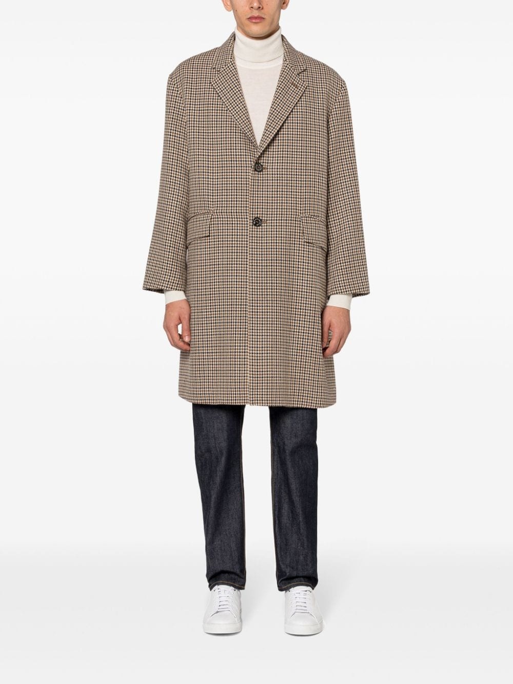 Humbie houndstooth coat - 2