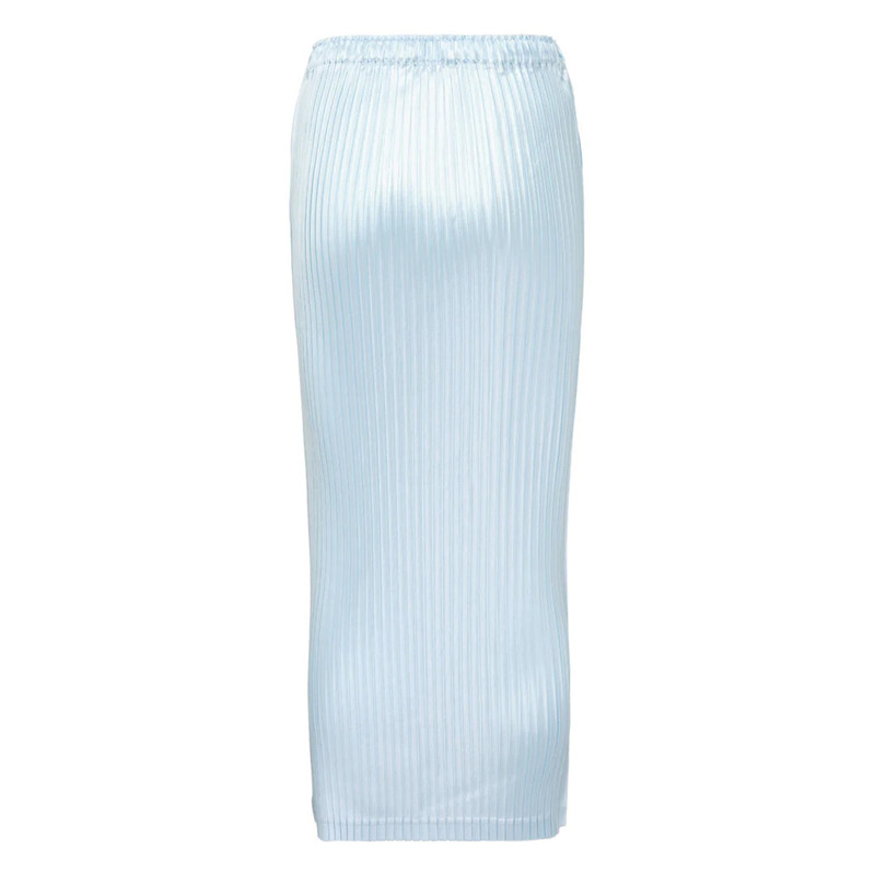 ISSEY MIYAKE Glossed Metal Pleats Pleated Skirt outlook
