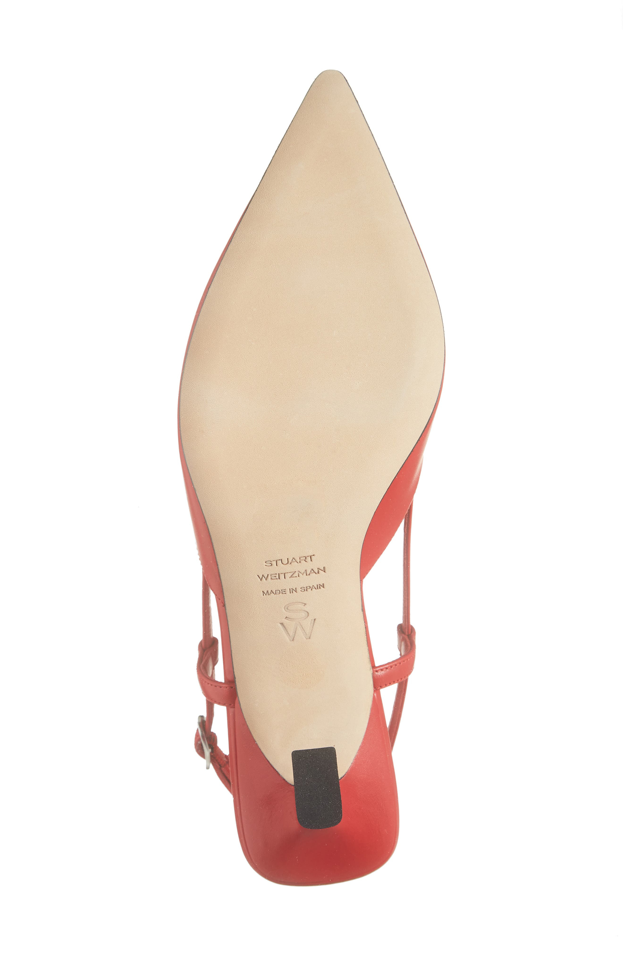 Stuart Weitzman Vinnie 50 Slingback Pump in Cherry at Nordstrom - 6