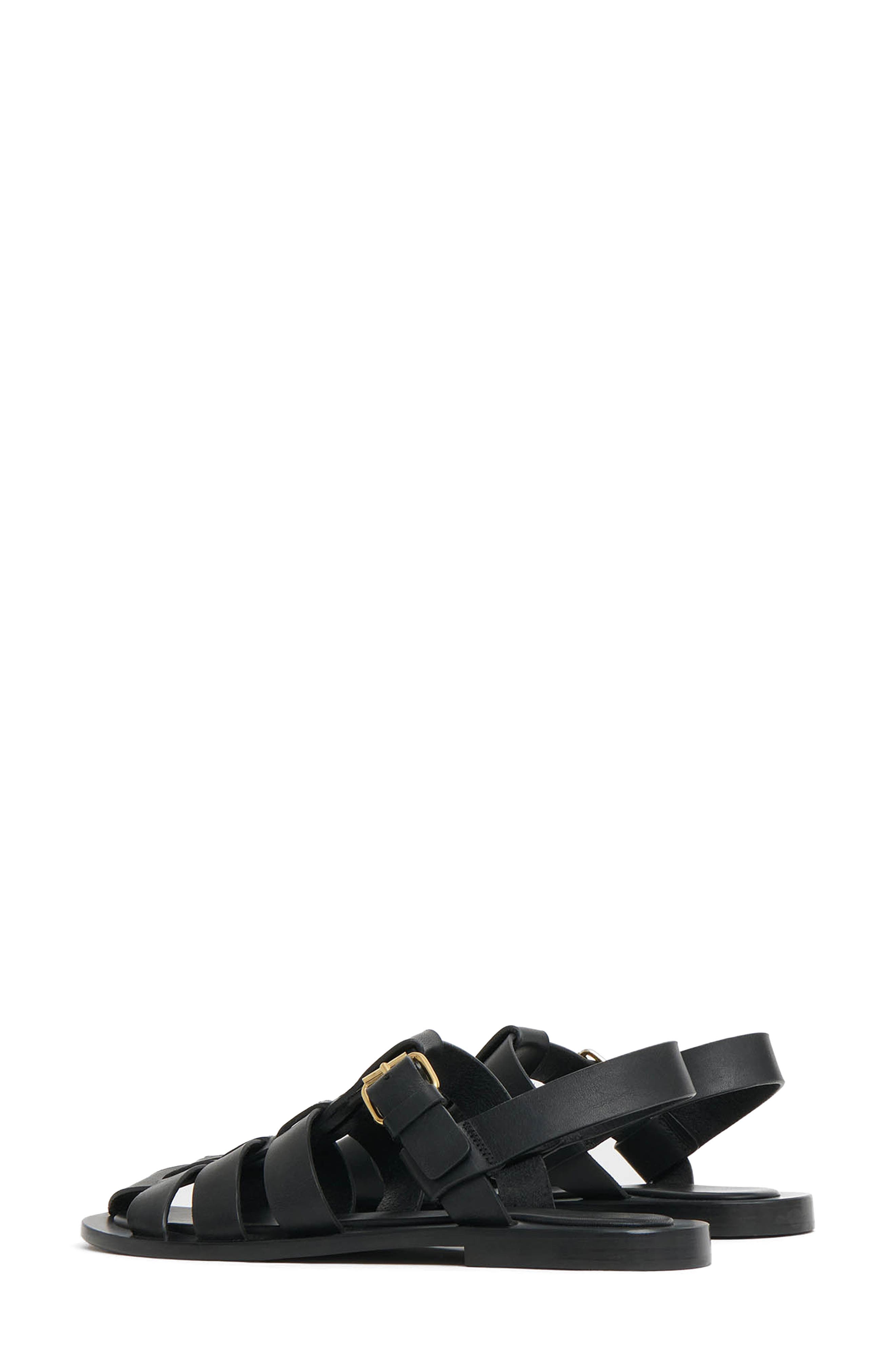 Mansur Gavriel Slingback Fisherman Sandal in Black at Nordstrom - 2