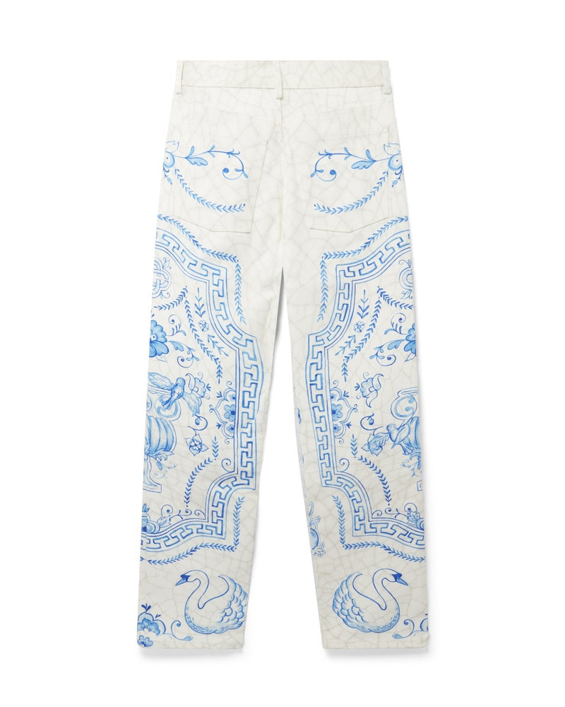 CASABLANCA Plat A Dessert Printed Straight Leg Jeans outlook