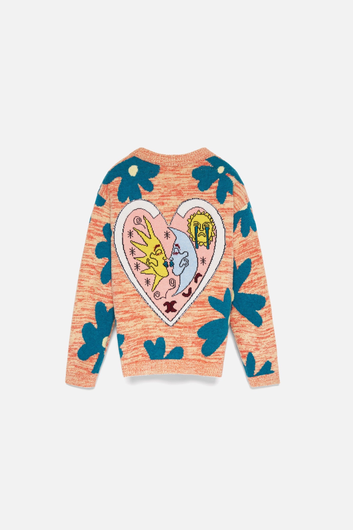 FLORAL SUN & MOON CARDIGAN - 7
