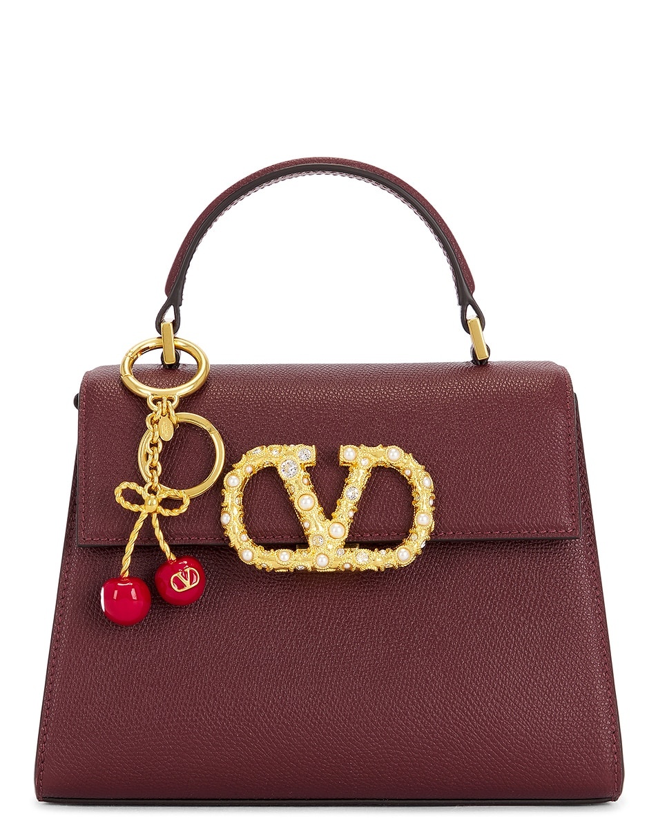 V Logo Signature Keyring - 4