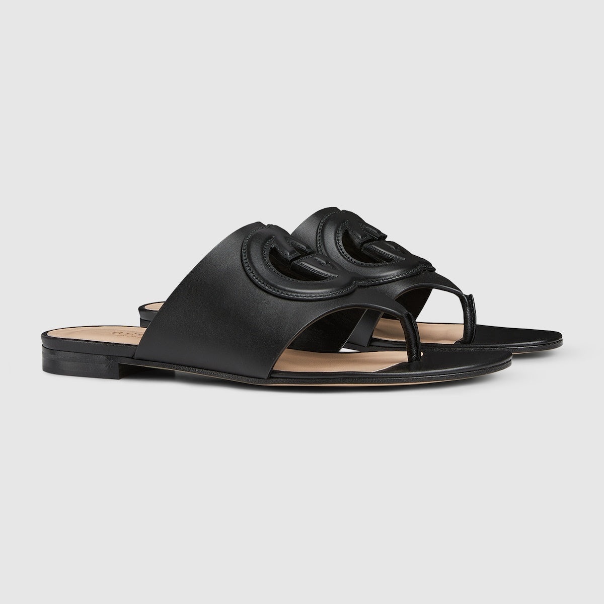 Gucci Interlocking G Cut Out Sandals - 2