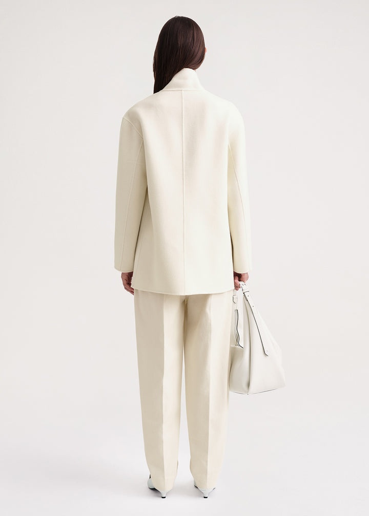 Patch pocket doublé jacket vanilla - 4