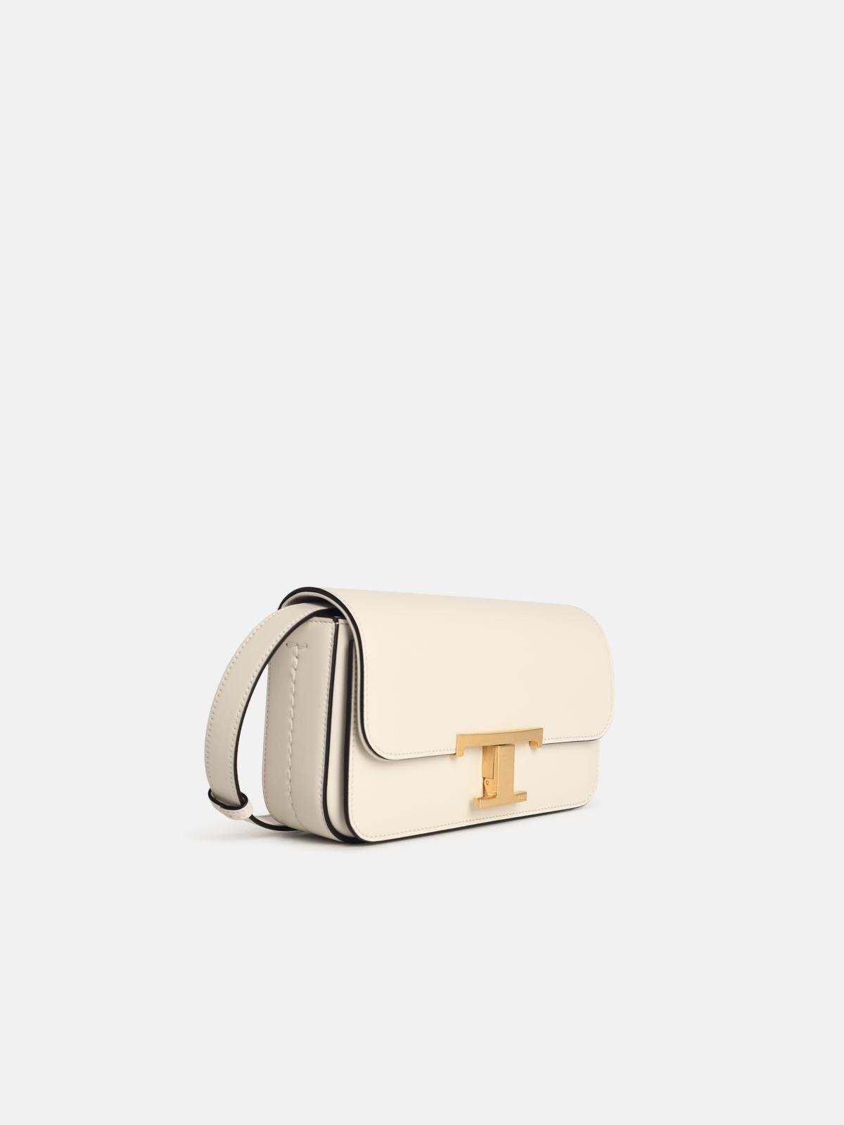 WHITE LEATHER BAG - 2