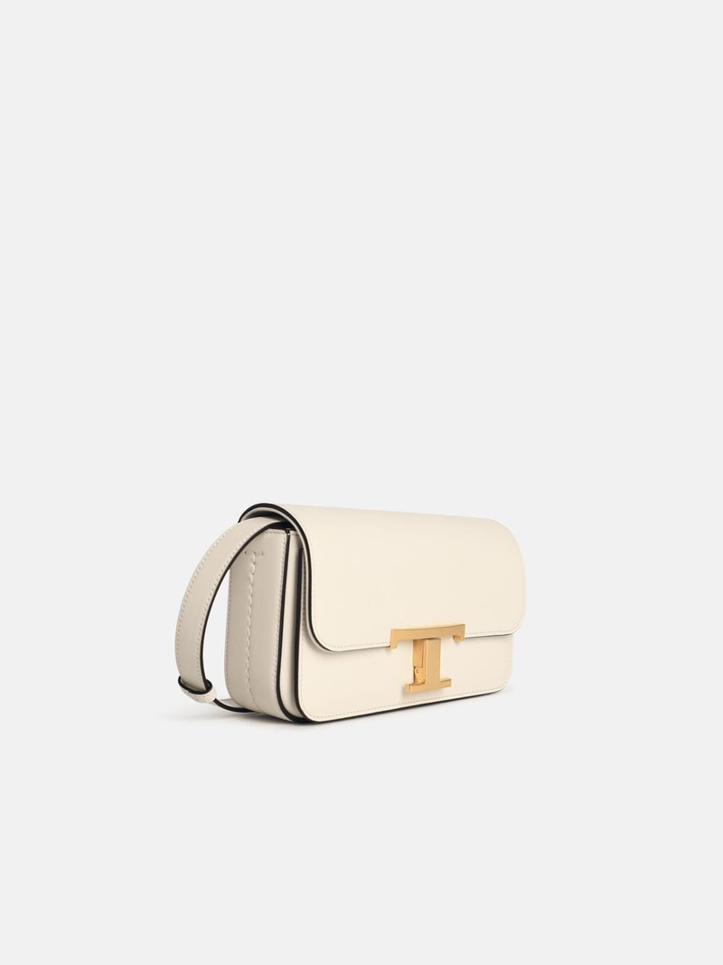 Tod's WHITE LEATHER BAG outlook
