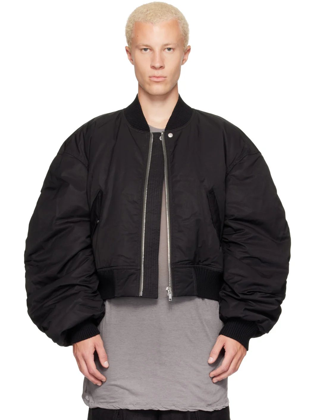 Black Tower Secchia Down Flight Jacket - 1