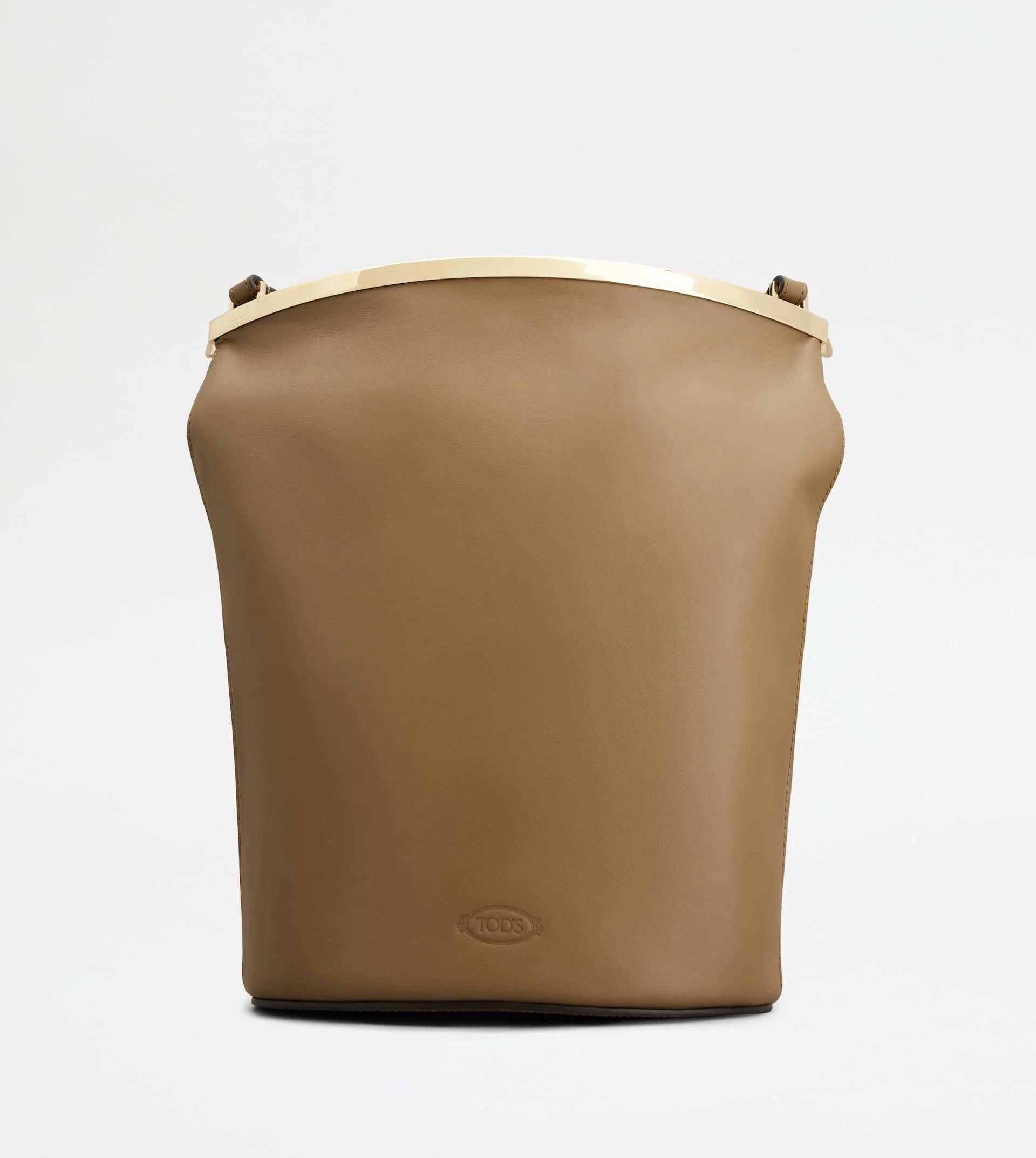 TOD'S MAGENTA BAG BUCKET BAG IN LEATHER SMALL - BROWN - 1