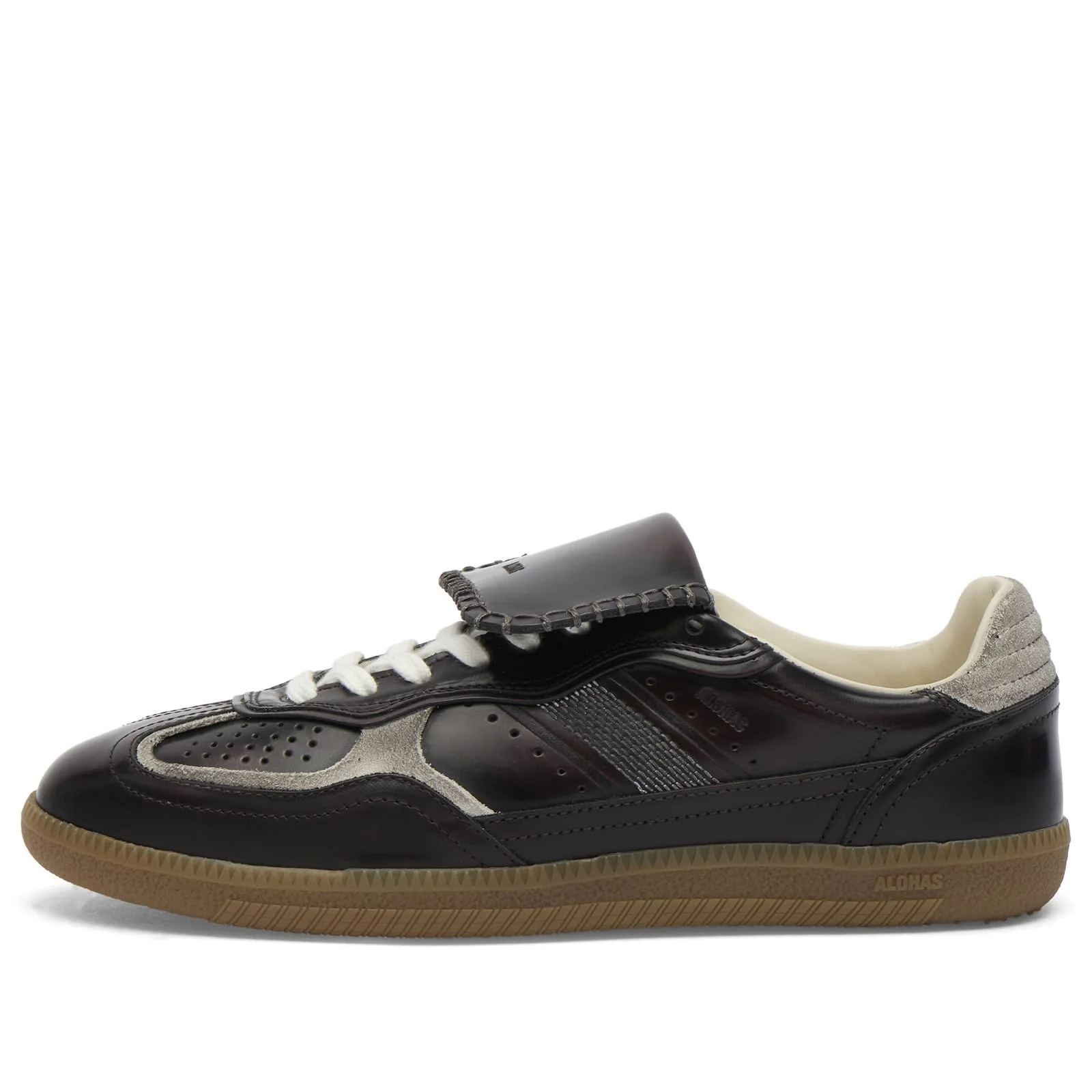 ALOHAS TB 490 Vintage Effect Leather Sneakers - 1