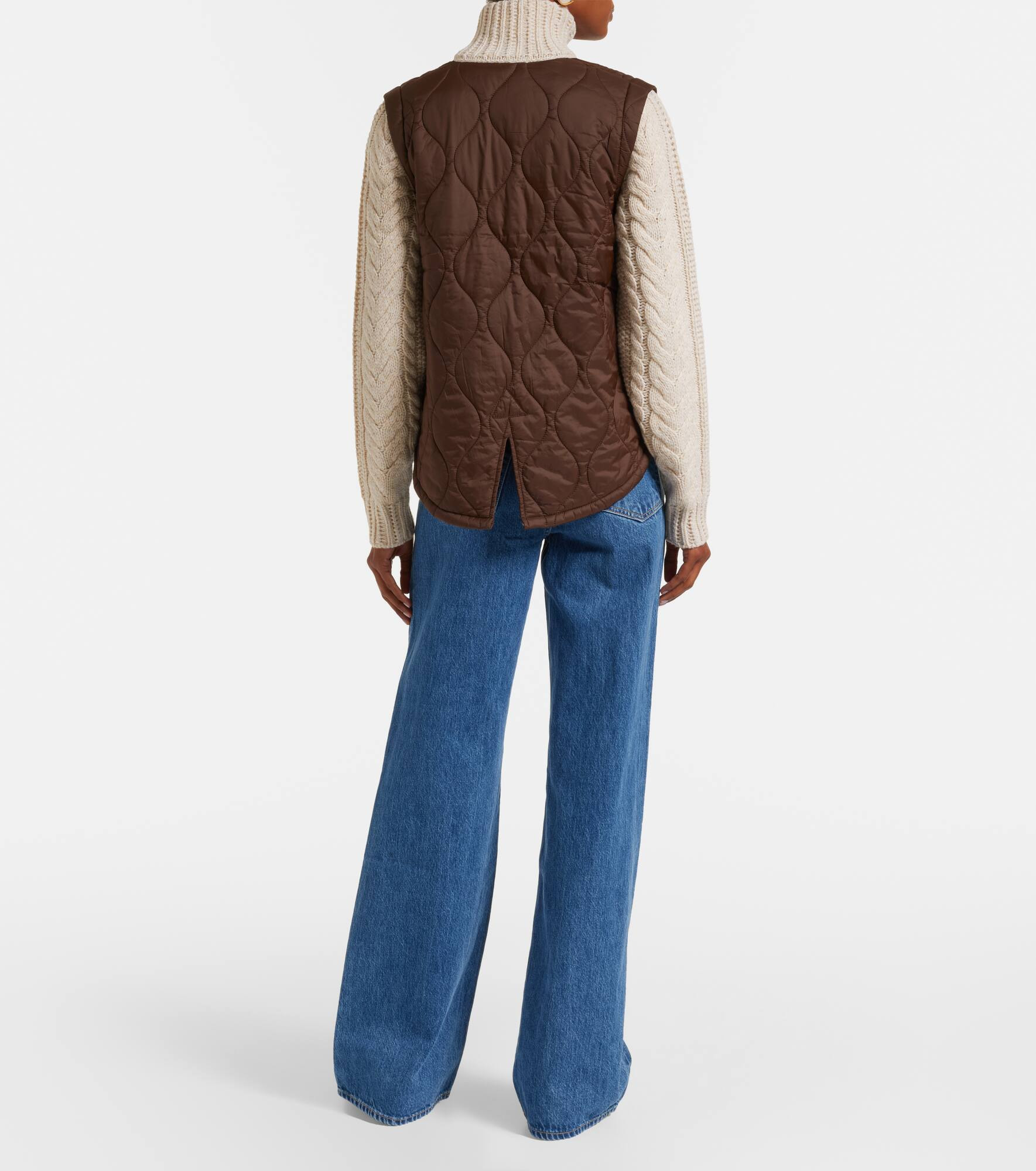 Patra quilted wool-trimmed jacket - 3