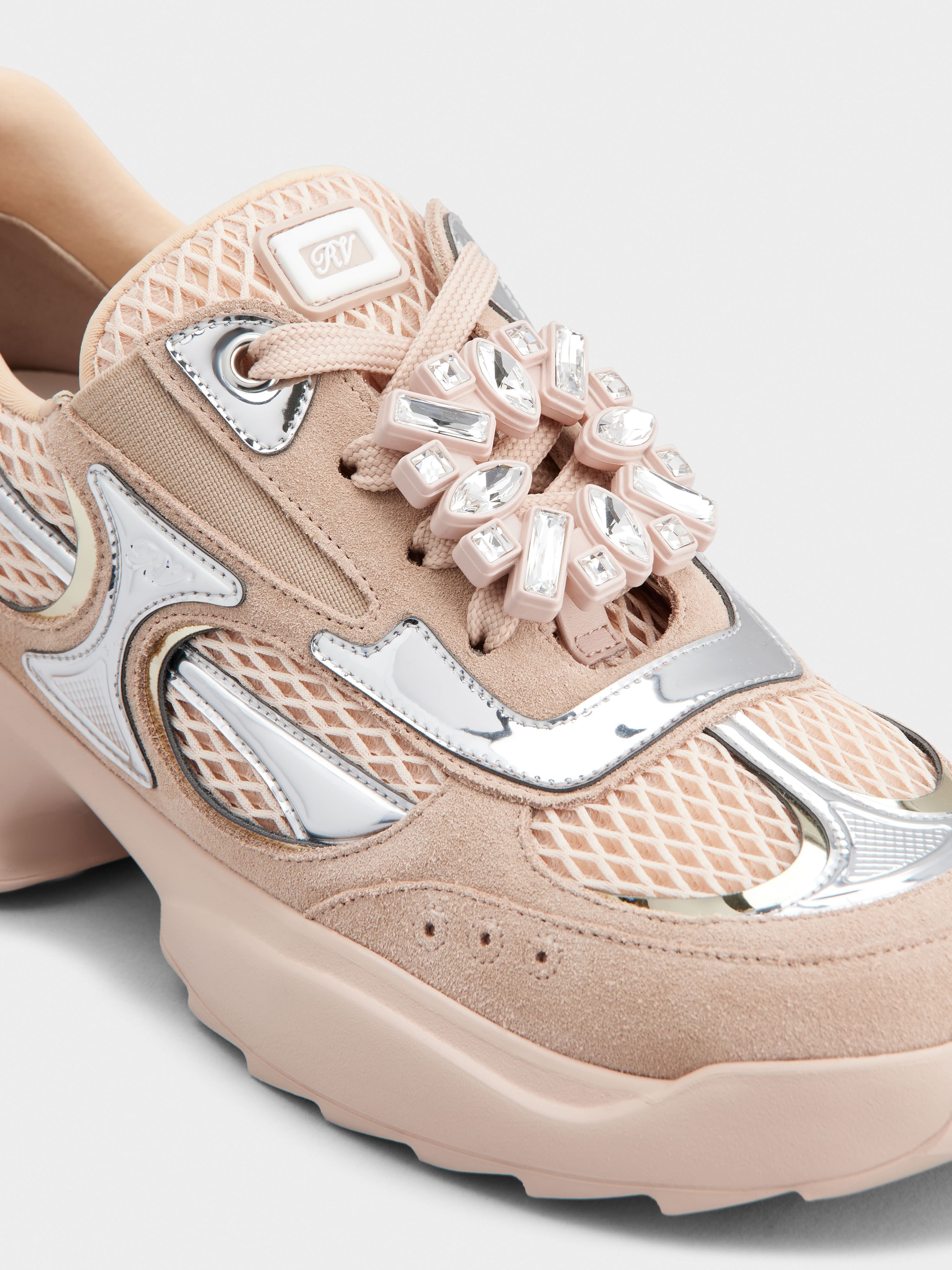 Viv' on the Run Sneakers in suede and fabric - 3