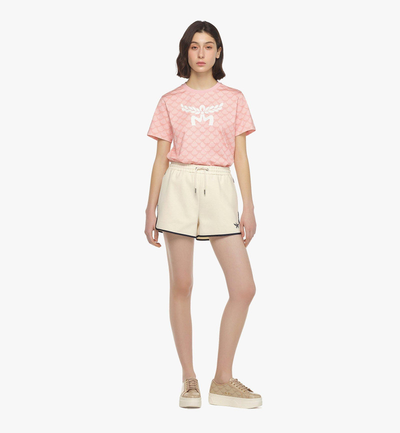 MCM Essential Logo Ponte Track Shorts outlook