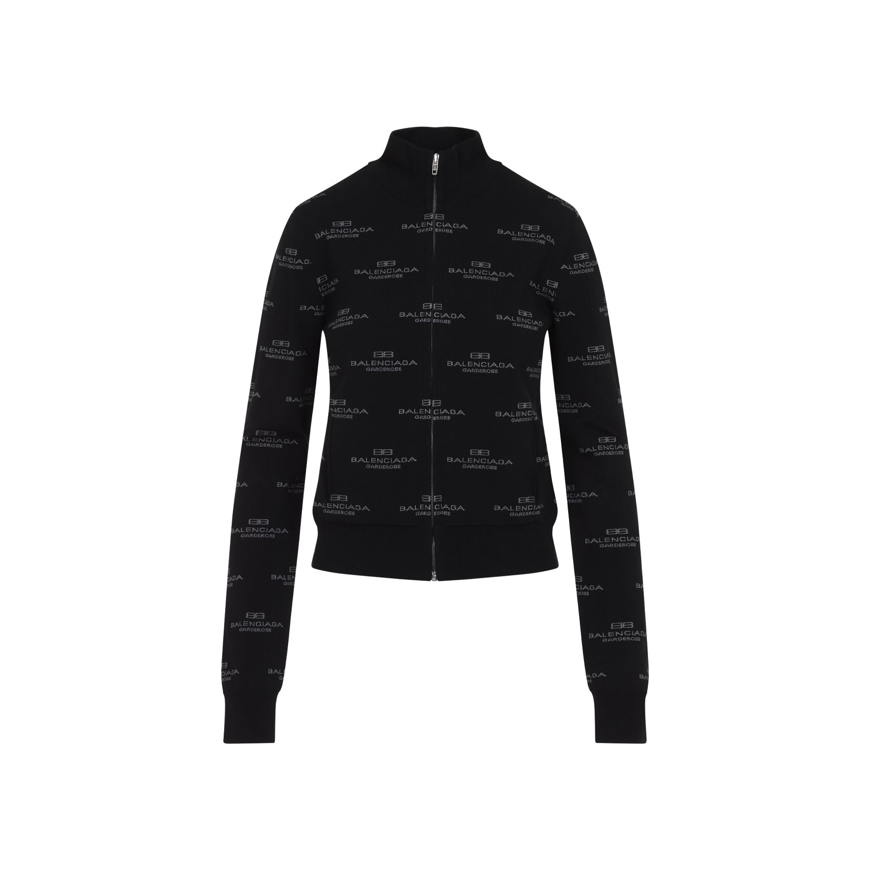 Balenciaga All-Over Zip-Up Cardigan Women - 1