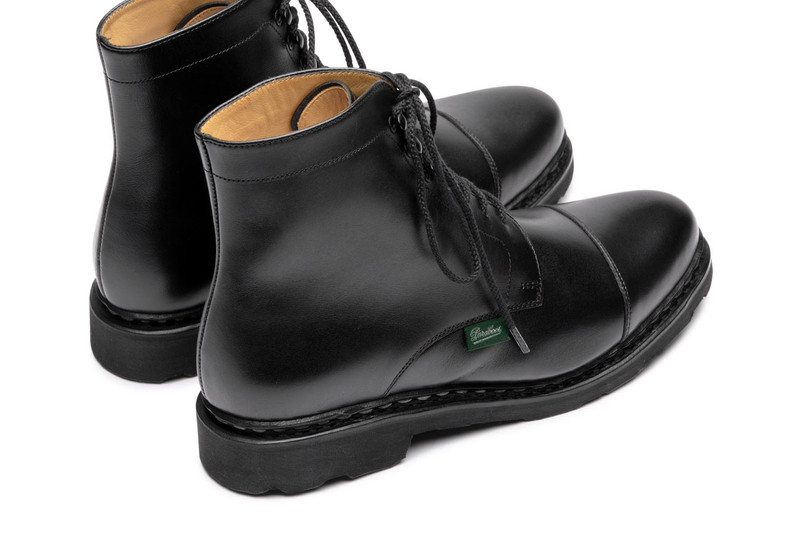 Paraboot Clamart Black Silk - Rubber Sole outlook