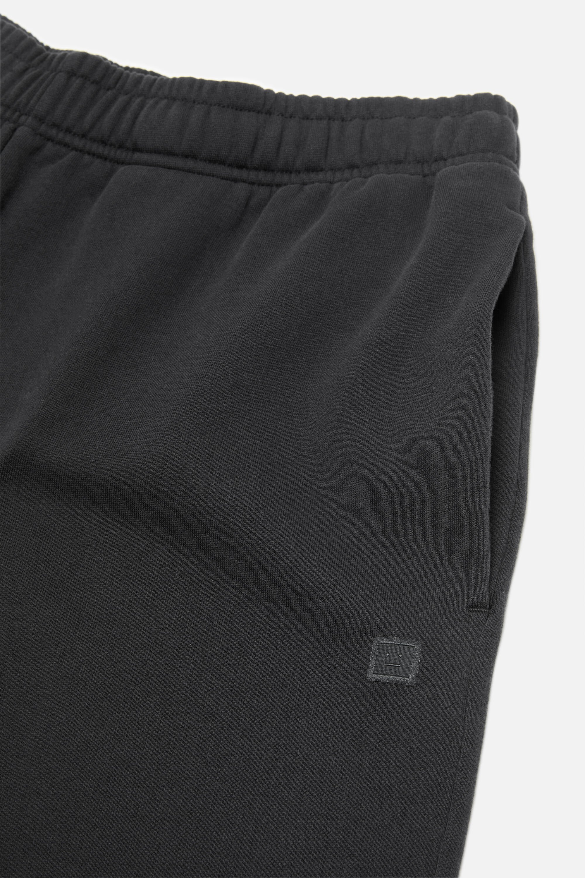 Fleece shorts - Black - 5
