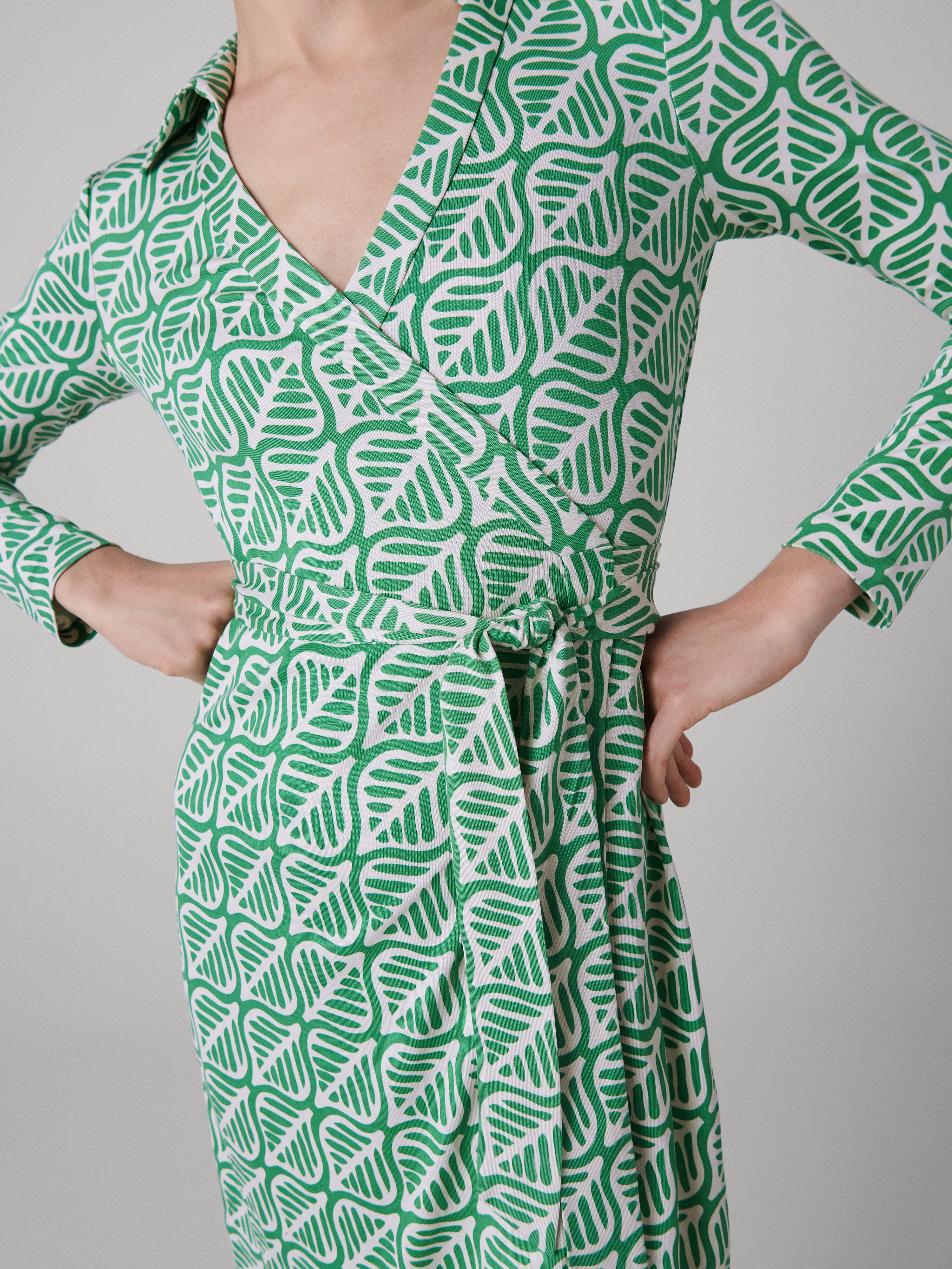 Jeanne Silk Jersey Wrap Dress - 4
