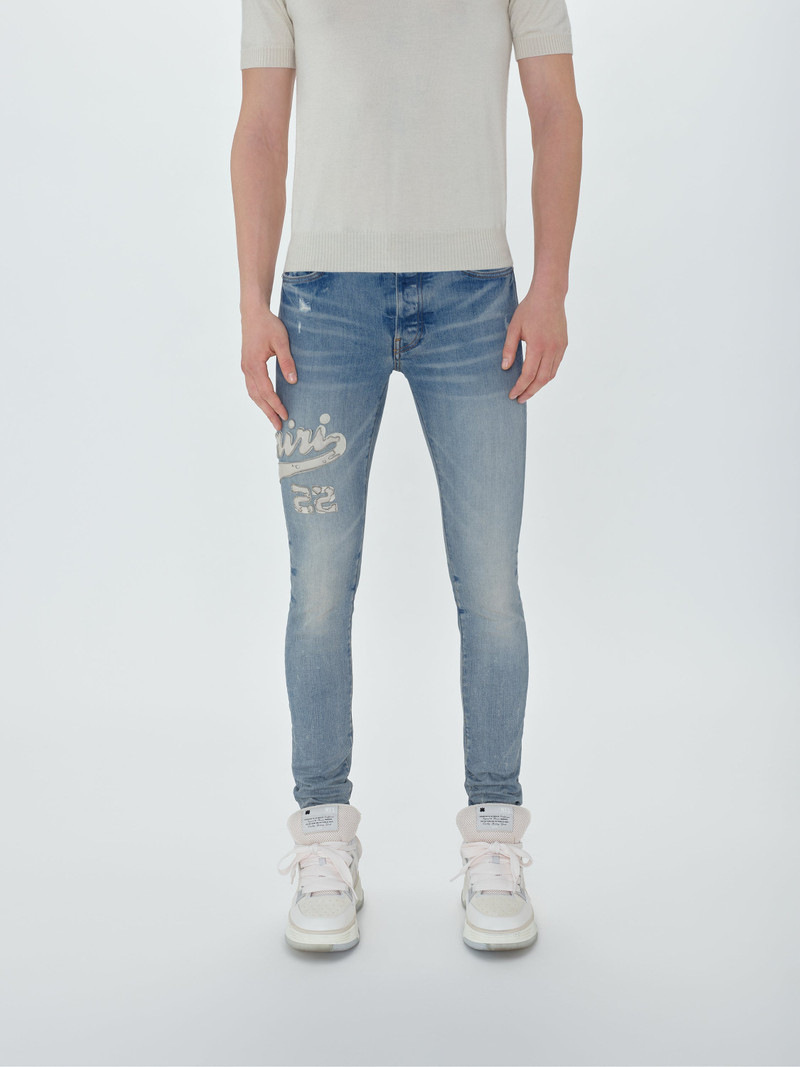 VARSITY APPLIQUE LOGO JEAN 2