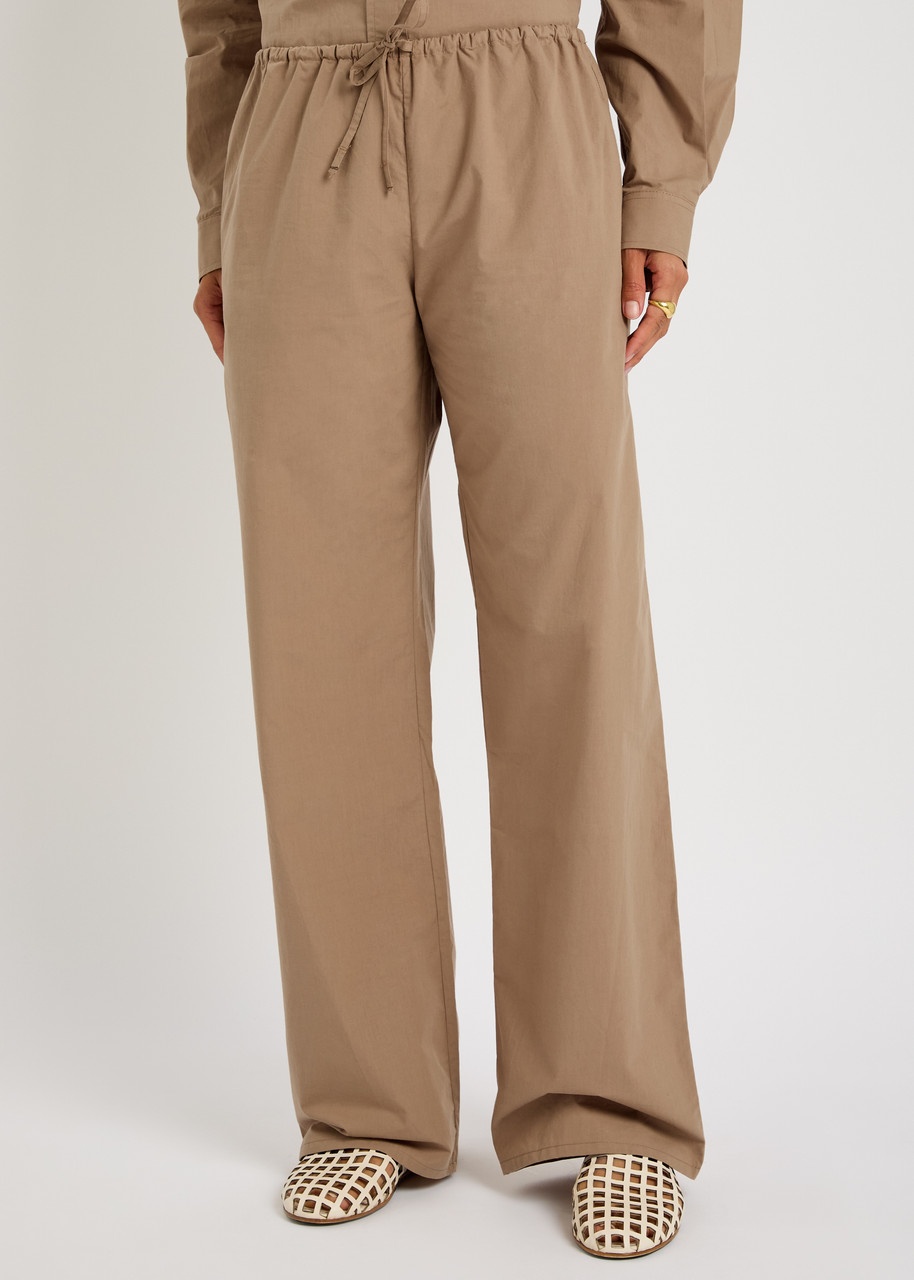 Matteau Drawcord Cotton-poplin Trousers - 2