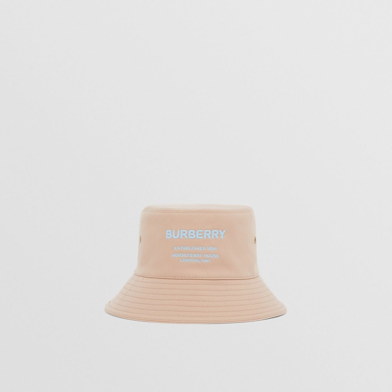 Horseferry Motif Bucket Hat 1